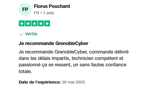 Trustpilot 3 - GrenobleCyber